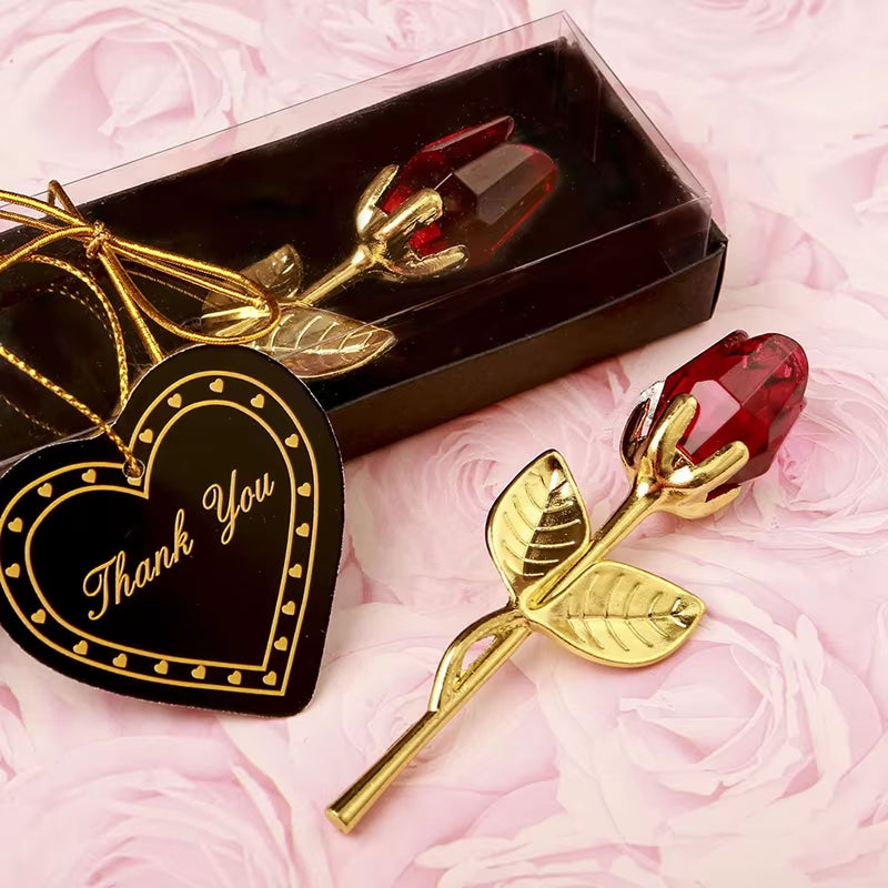 Crystal Branches Roses Creative Valentine'S Day Mother'S Day Gifts, Home Decoration Holiday Gifts