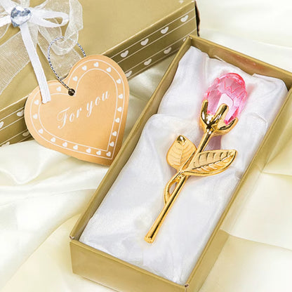 Crystal Branches Roses Creative Valentine'S Day Mother'S Day Gifts, Home Decoration Holiday Gifts