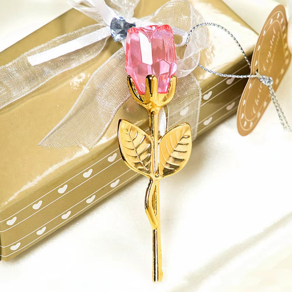 Crystal Branches Roses Creative Valentine'S Day Mother'S Day Gifts, Home Decoration Holiday Gifts